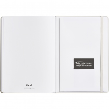 Logotrade advertising product picture of: Karst® A5 stone paper hardcover notebook - lined