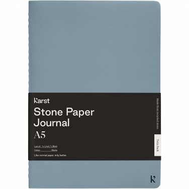 Logotrade promotional giveaways photo of: Karst® A5 stone paper journal twin pack