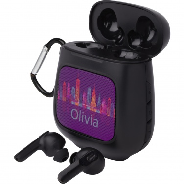 Logotrade advertising product image of: Remix auto pair True Wireless earbuds and speaker