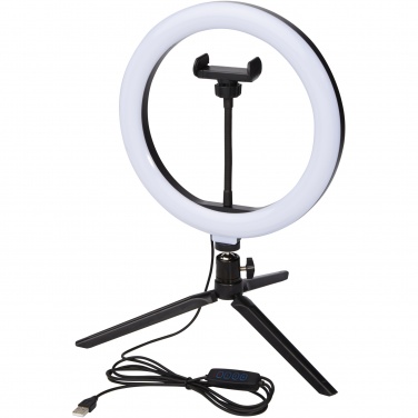 Logotrade business gifts photo of: Studio ring light for selfies and vlogging with phone holder and tripod