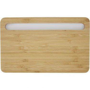 Logo trade promotional products image of: Medake 10W bamboo wireless charger