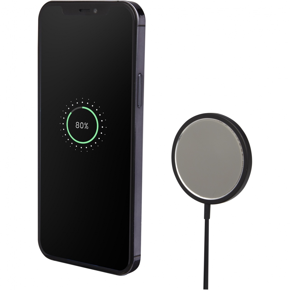 Logo trade promotional giveaways picture of: Magclick 15W aluminium wireless charger