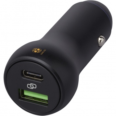 Logotrade promotional merchandise picture of: Pilot dual 55W USB-C/USB-A car charger