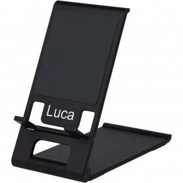 Logo trade advertising products image of: Rise slim aluminium phone stand