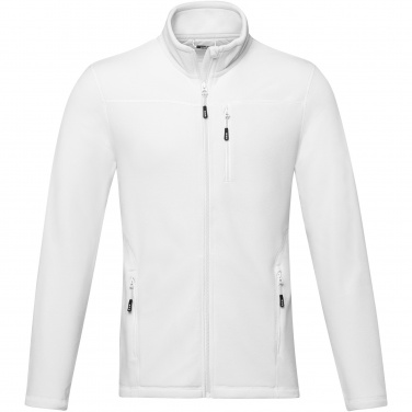 Logo trade promotional gifts picture of: Amber men's GRS recycled full zip fleece jacket