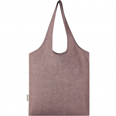 Logo trade promotional gift photo of: Pheebs 150 g/m² recycled cotton trendy tote bag 7L