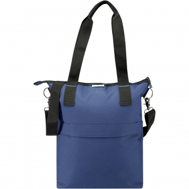 Logotrade promotional gift image of: REPREVE® Our Ocean™ 15" GRS RPET laptop tote bag 12L