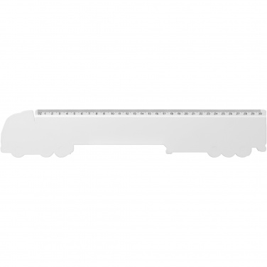 Logotrade promotional gifts photo of: Tait 30cm lorry-shaped recycled plastic ruler