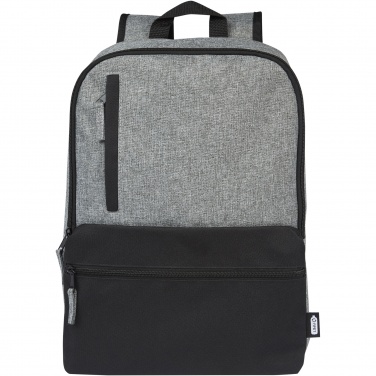 Logotrade advertising products photo of: Reclaim 15" GRS recycled two-tone laptop backpack 14L