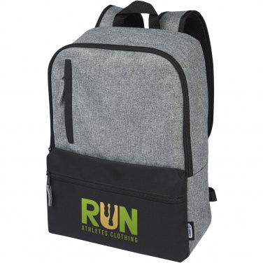 Logotrade promotional gift image of: Reclaim 15" GRS recycled two-tone laptop backpack 14L