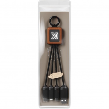 Logo trade promotional giveaway photo of: SCX.design C19 wooden easy to use cable