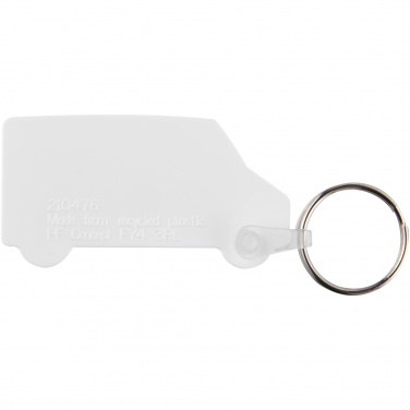 Logotrade business gifts photo of: Tait van-shaped recycled keychain