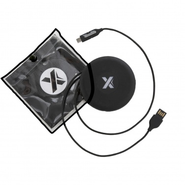 Logo trade promotional merchandise picture of: SCX.design C18 3-in-1 travel light-up cable