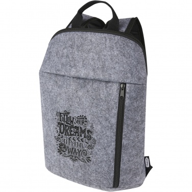 Logotrade promotional gifts photo of: Felta GRS recycled felt cooler backpack 7L