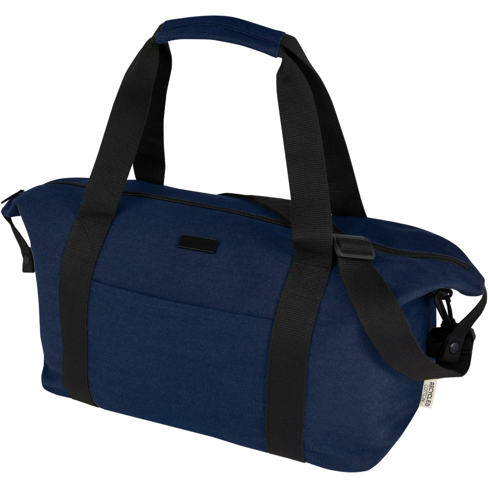 Logo trade business gifts image of: Joey GRS recycled canvas sports duffel bag 25L