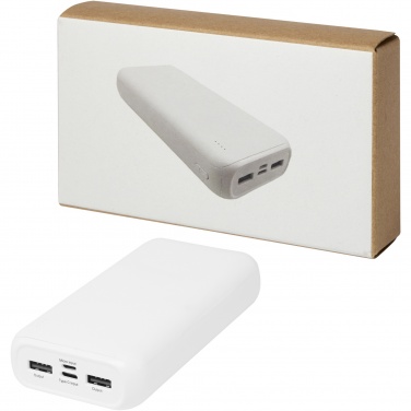 Logo trade promotional merchandise image of: Electro 20.000 mAh recycled plastic power bank 