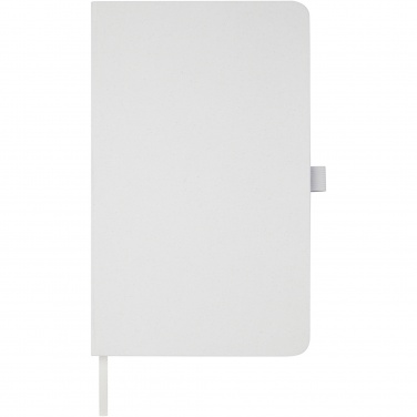 Logo trade promotional giveaways image of: Fabianna crush paper hard cover notebook