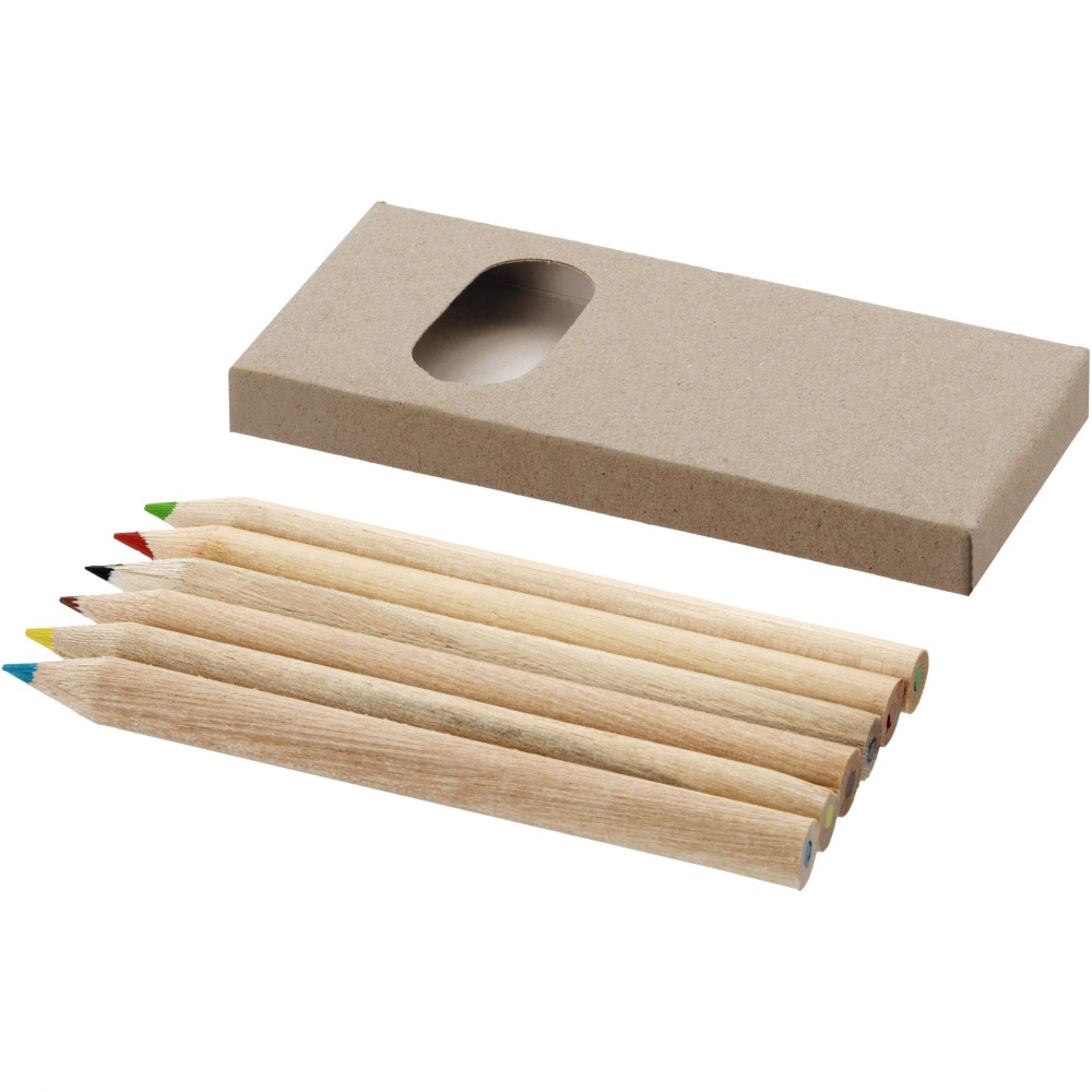 Logotrade business gifts photo of: Artemaa 6-piece pencil colouring set