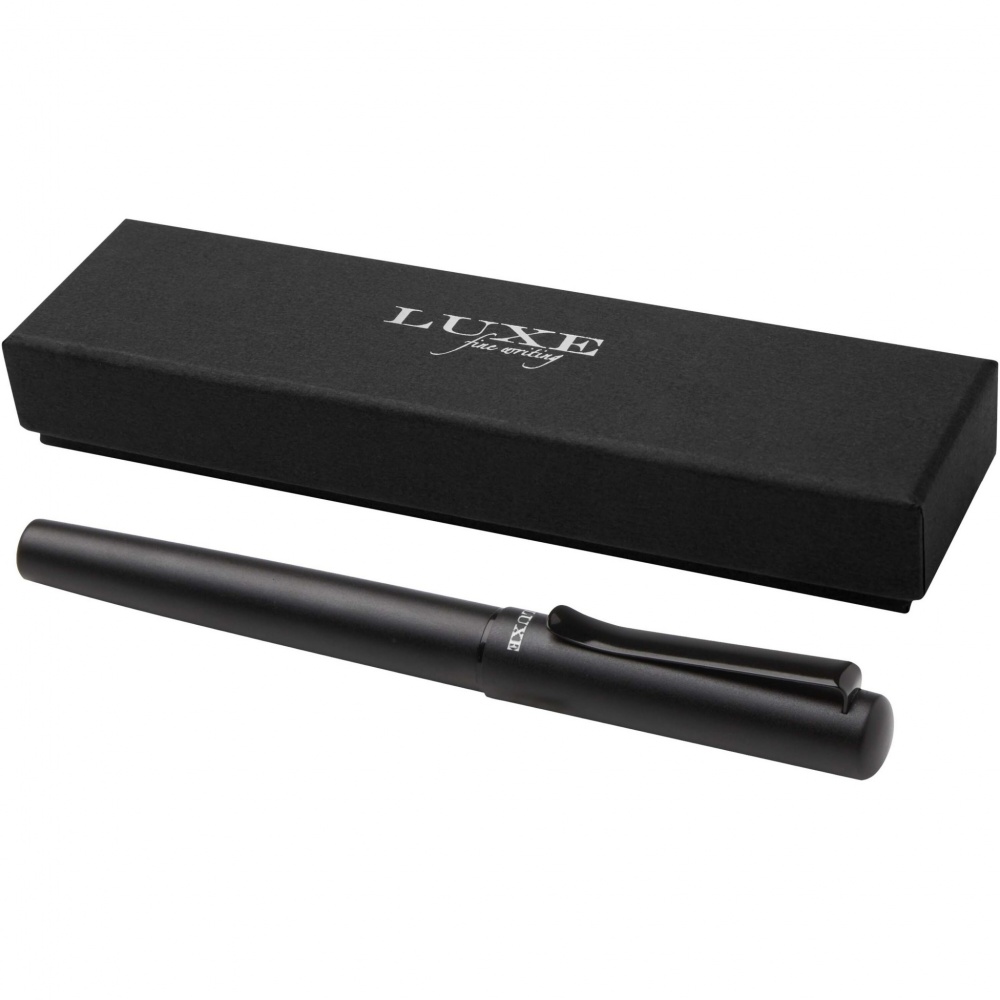 Logo trade promotional giveaways picture of: Lucetta recycled aluminium fountain pen