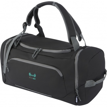 Logo trade promotional products picture of: Aqua GRS recycled water resistant duffel backpack 35L