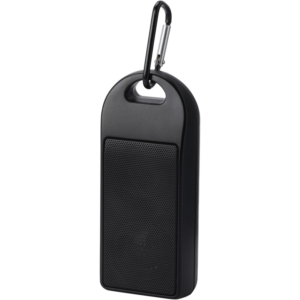Logo trade promotional product photo of: Omni 3W IPX4 RCS recycled plastic Bluetooth® speaker