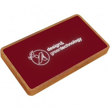 Logo trade corporate gifts image of: SCX.design P36 5000 mAh light-up wireless power bank