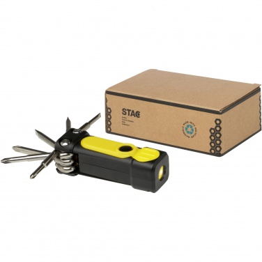 Logo trade promotional items picture of: Octo 8-in-1 RCS recycled plastic screwdriver set with torch