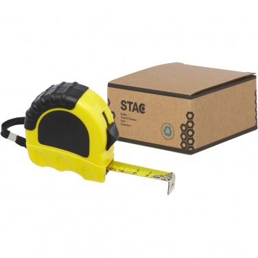 Logo trade advertising products picture of: Rule 5-metre RCS recycled plastic measuring tape