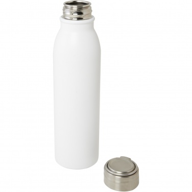 Logo trade promotional giveaway photo of: Harper 700 ml RCS certified stainless steel water bottle with metal loop