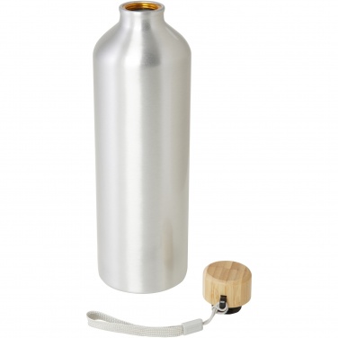 Logo trade promotional merchandise picture of: Malpeza 1000 ml RCS certified recycled aluminium water bottle