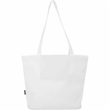 Logo trade corporate gifts image of: Panama GRS recycled zippered tote bag 20L
