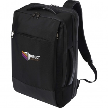 Logotrade promotional item image of: Expedition Pro 17" GRS recycled expandable laptop backpack 35L