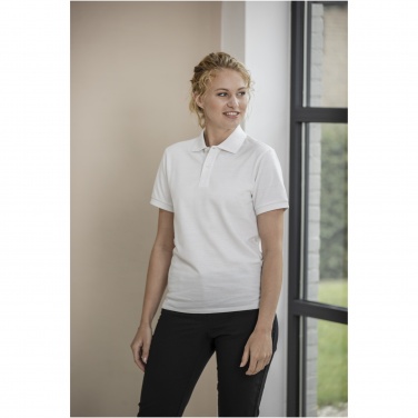 Logotrade promotional item picture of: Emerald short sleeve unisex Aware™ recycled polo