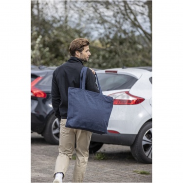 Logo trade promotional merchandise picture of: Weekender 500 g/m² Aware™ recycled tote bag
