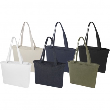 Logo trade promotional products picture of: Weekender 500 g/m² Aware™ recycled tote bag