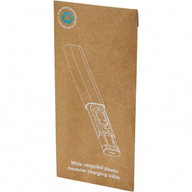 Logo trade promotional items picture of: Whiz recycled plastic modular charging cable 
