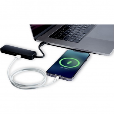 Logotrade promotional item image of: Loop RCS recycled plastic multimedia adapter USB 2.0-3.0 with HDMI port