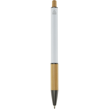 Logo trade promotional giveaway photo of: Darius recycled aluminium ballpoint pen