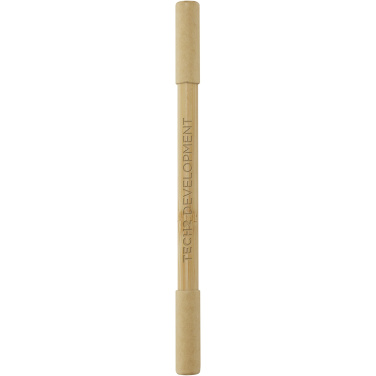 Logo trade corporate gift photo of: Samambu bamboo duo pen