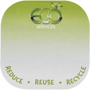 Logo trade promotional products image of: Sticky-Mate® square-shaped recycled sticky notes with rounded corners