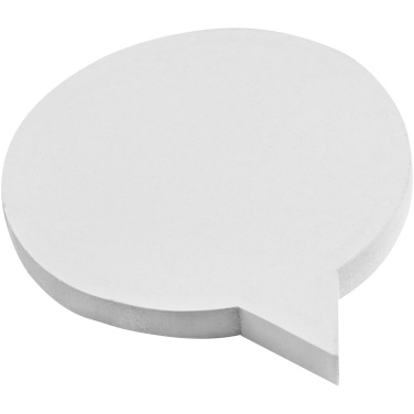 Logo trade corporate gifts picture of: Sticky-Mate® speech bubble-shaped recycled sticky notes