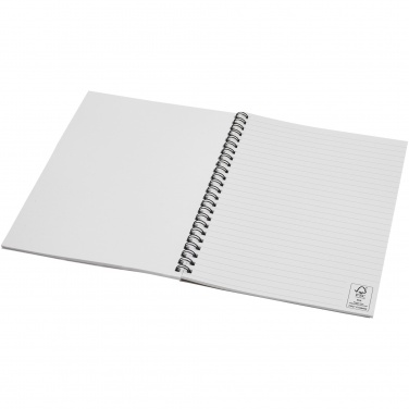 Logo trade promotional giveaways picture of: Desk-Mate® A5 colour spiral notebook
