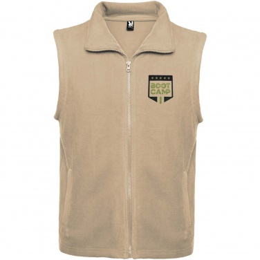 Logo trade promotional giveaway photo of: Bellagio unisex fleece bodywarmer