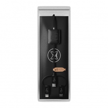 Logo trade corporate gift photo of: SCX.design C48 CarPlay 5-in-1 charging cable 
