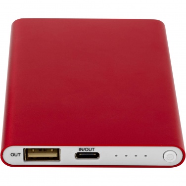 Logotrade advertising product picture of: Pep 4000 mAh Type-C recycled aluminium power bank 
