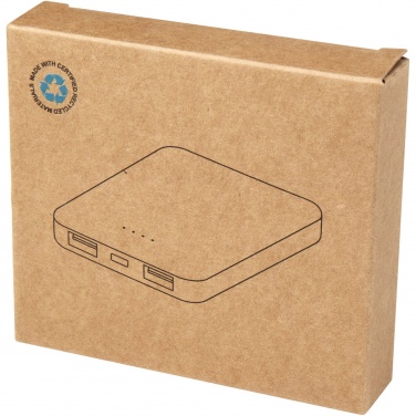 Logo trade promotional products picture of: Asama 5000 mAh Type-C recycled plastic power bank