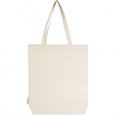 Logo trade promotional items image of: Orissa 180 g/m² organic wide bottom tote bag 11L