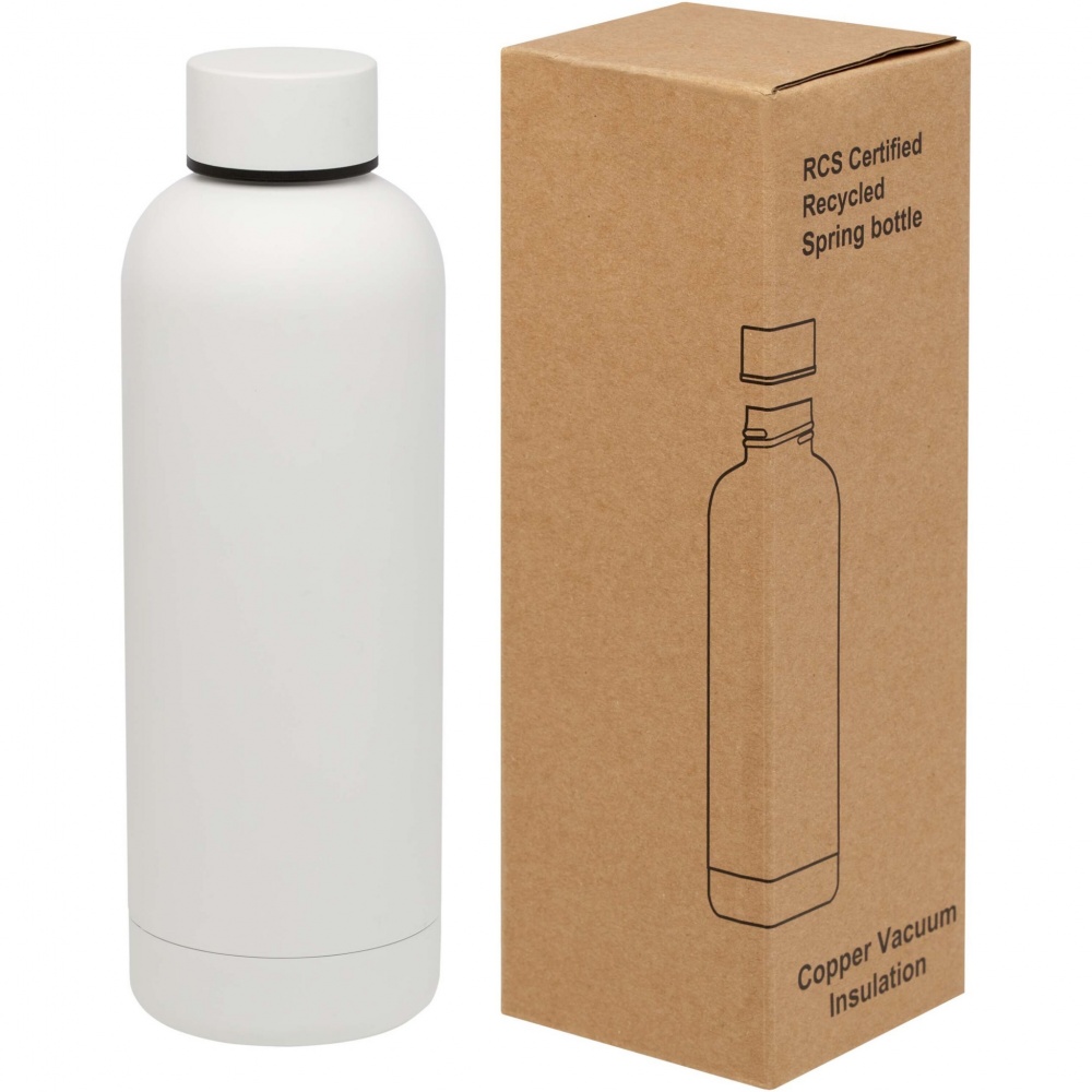 Logotrade promotional item picture of: Spring 500 ml RCS certified recycled stainless steel copper vacuum insulated bottle