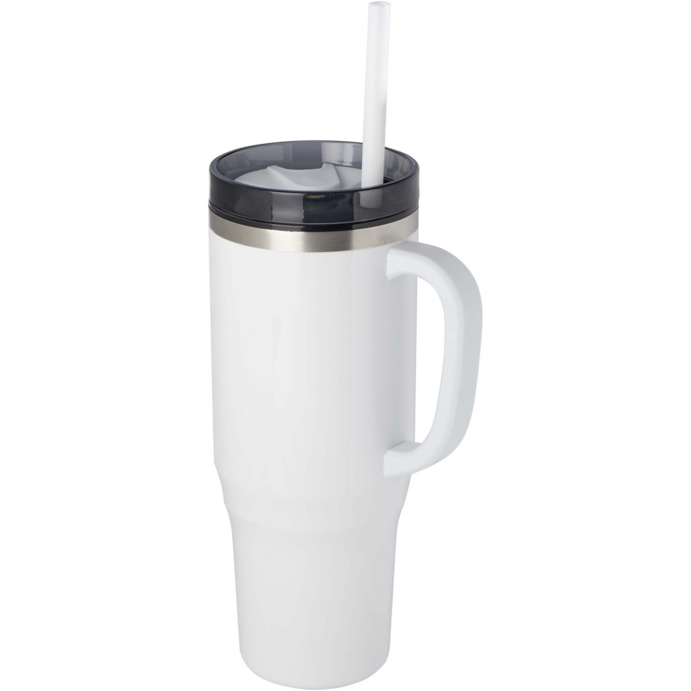 Logotrade promotional giveaways photo of: Melbourne 1200 ml RCS certified insulated tumbler with straw