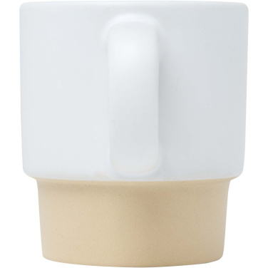 Logo trade promotional merchandise image of: Olympia 130 ml stackable expresso cup with clay bottom